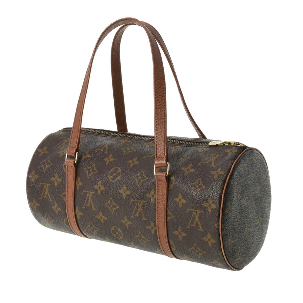 Louis Vuitton Canvas Monogram Brown Handbag Papillon Brown